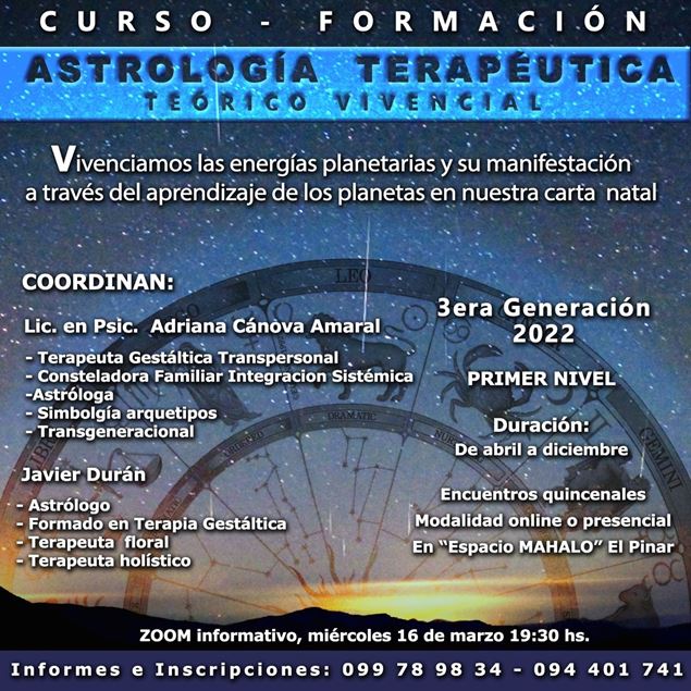 Imagen de Curso Formación Astrología Terapéutica