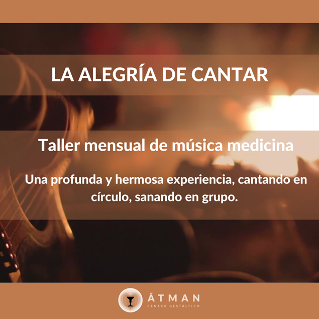 Imagen de LA ALEGRÍA DE CANTAR - Taller mensual de música medicina