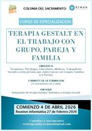 Imagen de CURSO DE TERAPIA GESTALT EN EL TRABAJO CON GRUPO, PAREJA Y FAMILIA COLONIA 2024