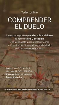 Imagen de Comprender el duelo.
